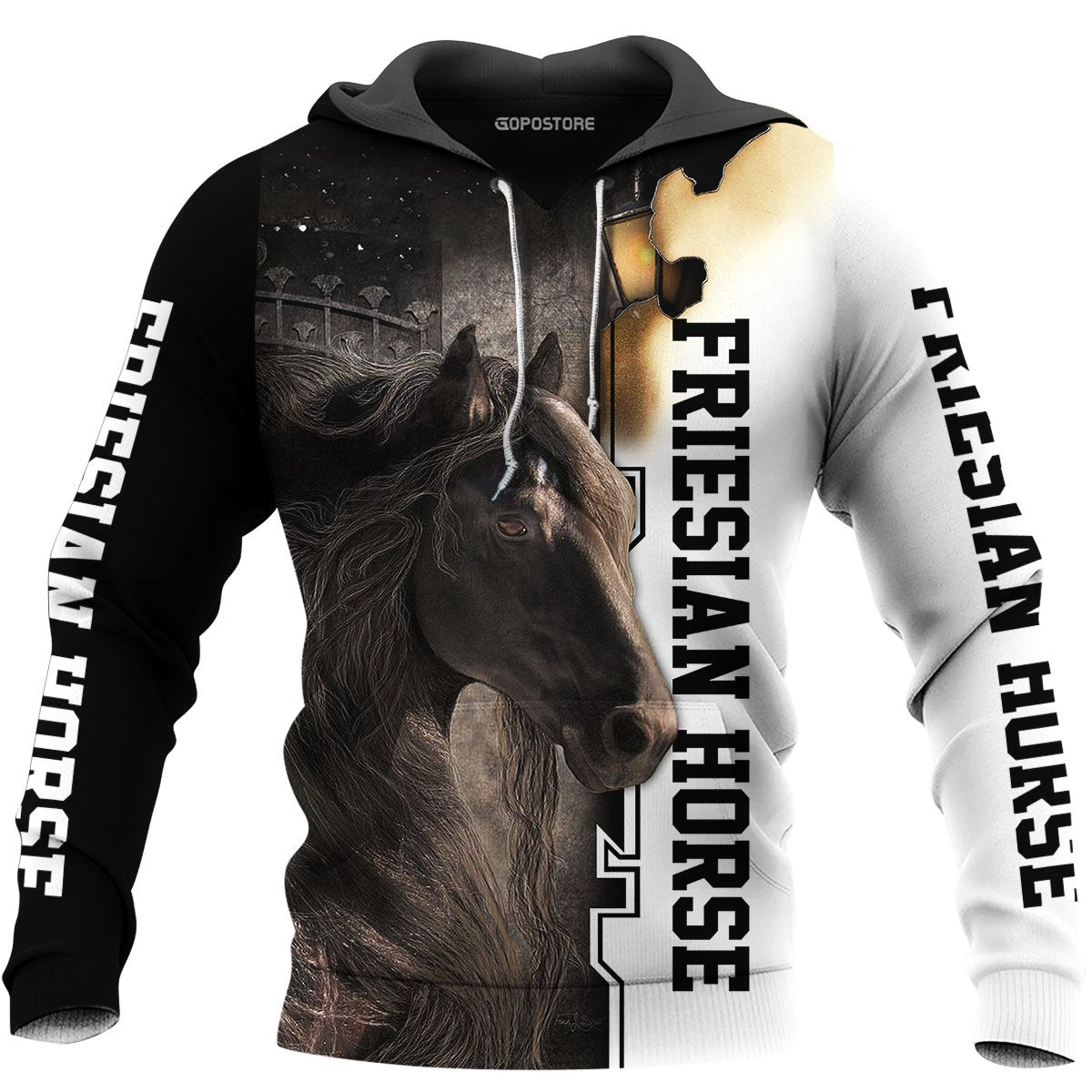 Love Horse 3D All Over Printed Shirts TA041306-Apparel-TA-Hoodie-S-Vibe Cosy™
