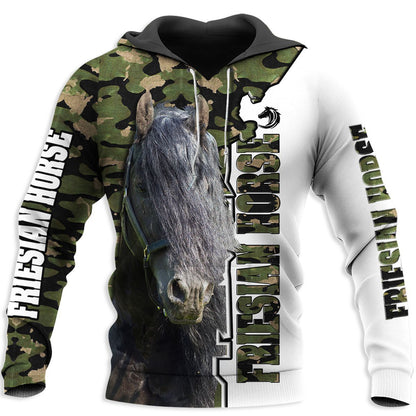 Love Horse 3D All over print for Men and Women shirt HR26-Apparel-NNK-Hoodie-S-Vibe Cosy™