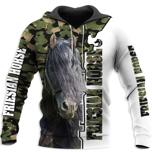 Love Horse 3D All over print for Men and Women shirt HR26-Apparel-NNK-Hoodie-S-Vibe Cosy™