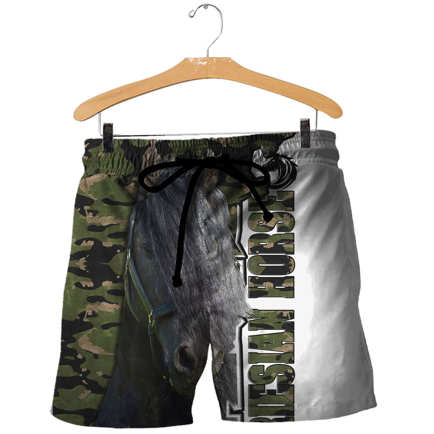 Love Horse 3D All over print for Men and Women shirt HR26-Apparel-NNK-Shorts-S-Vibe Cosy™