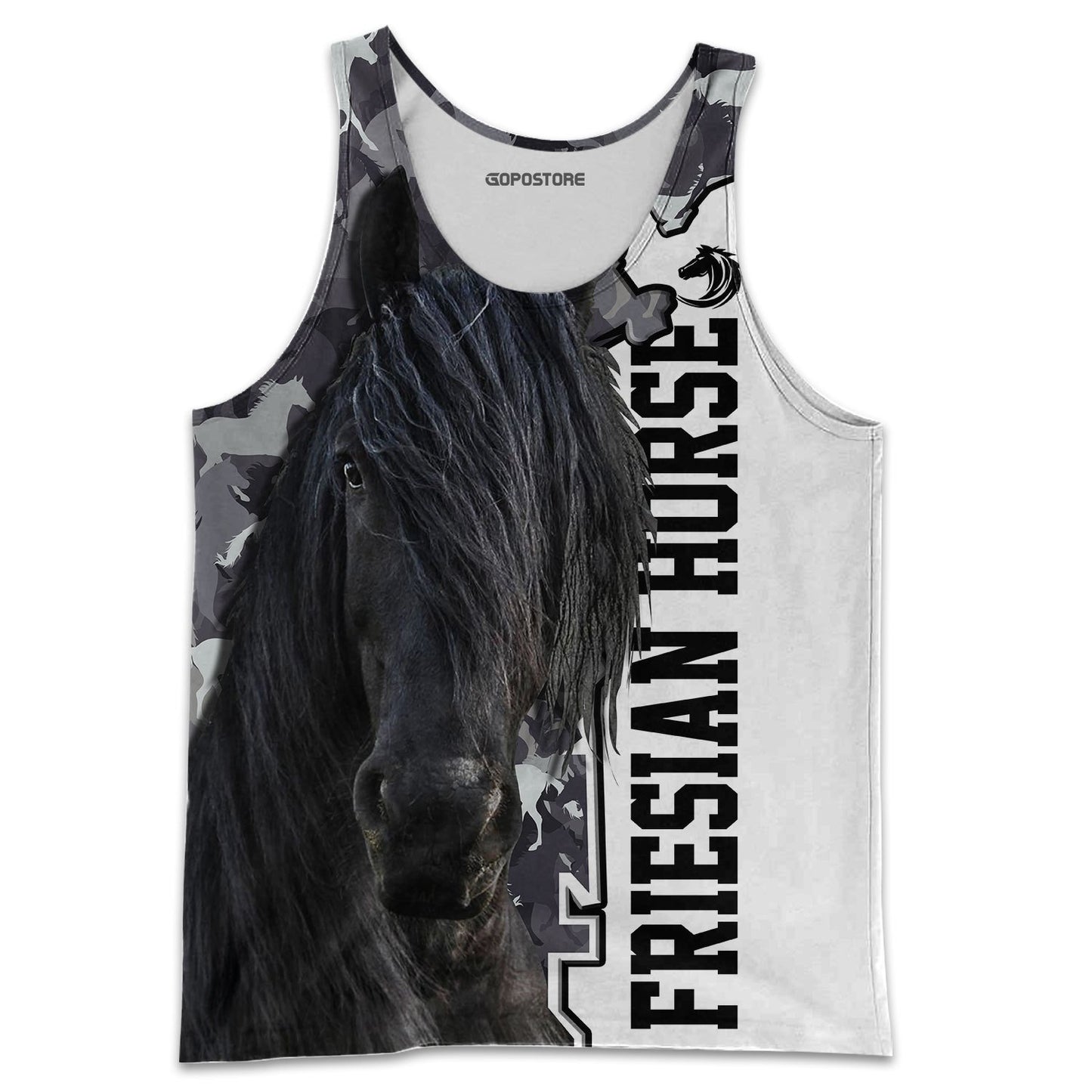 Love Horse 3D All Over Printed Shirts TA040904-Apparel-TA-Tank Top-S-Vibe Cosy™