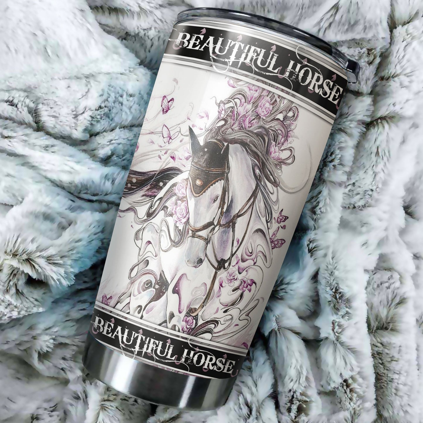 Beautiful Horse Stainless Steel Tumbler TA032602-TA-Vibe Cosy™