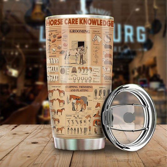 Horse Care Knowledge Stainless Steel Tumbler TA031617-TA-Vibe Cosy™