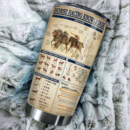 Horse Racing Knowledge Stainless Steel Tumbler TA032601-TA-Vibe Cosy™
