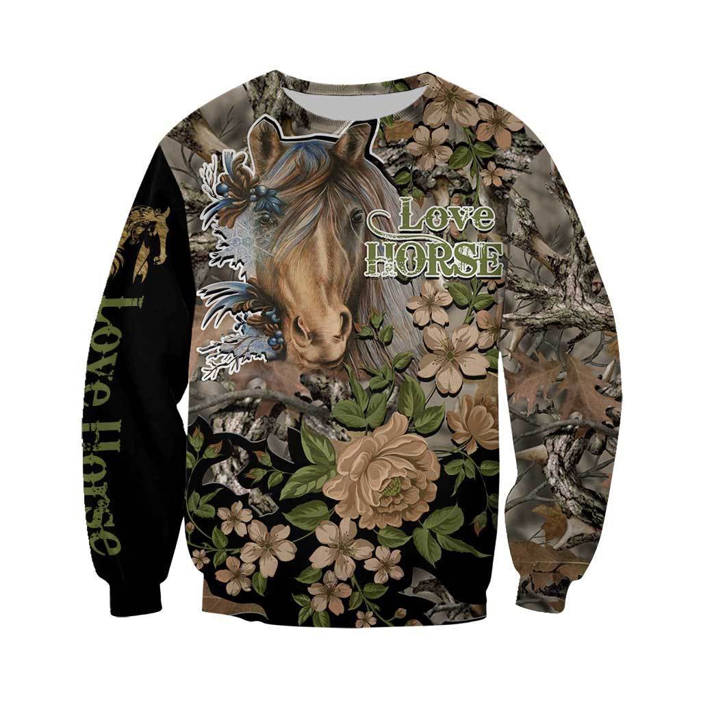 Love Horse 3D All over print for Men and Women shirt HR20-Apparel-NNK-Sweat Shirt-S-Vibe Cosy™