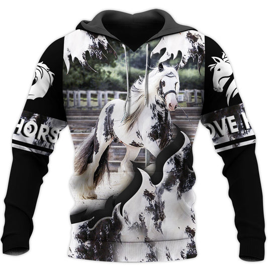 Love Horse 3D All Over Printed Shirts For Men and Women TT130413-Apparel-TT-Hoodie-S-Vibe Cosy™
