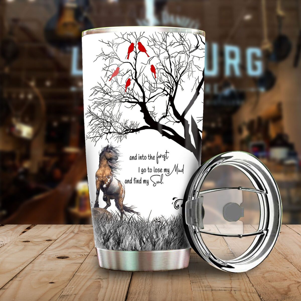 Love Horse Stainless Steel Tumbler