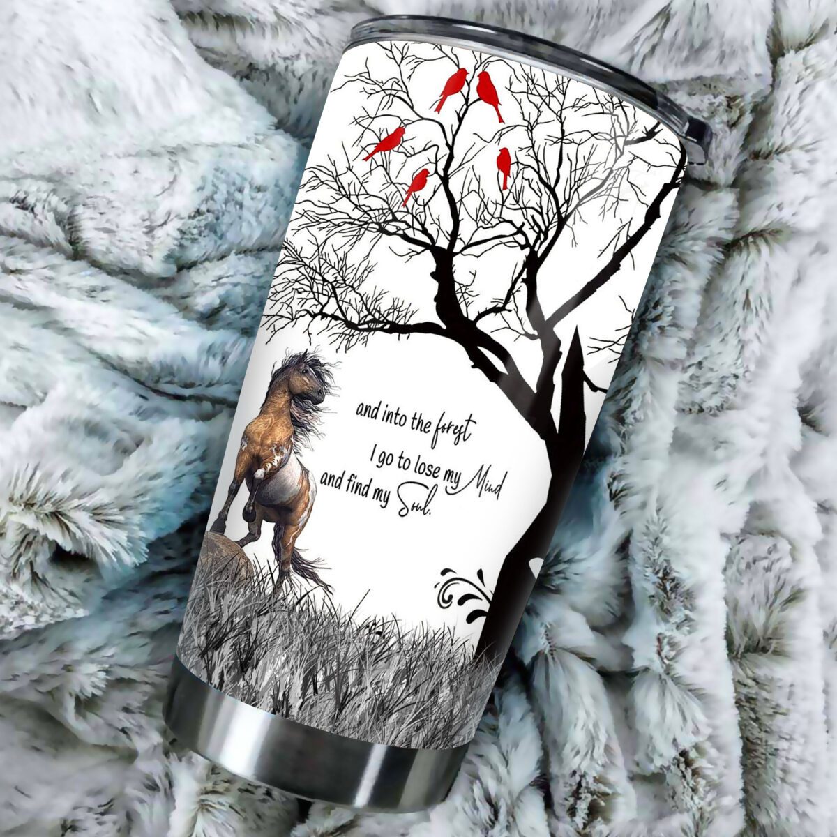Love Horse Stainless Steel Tumbler