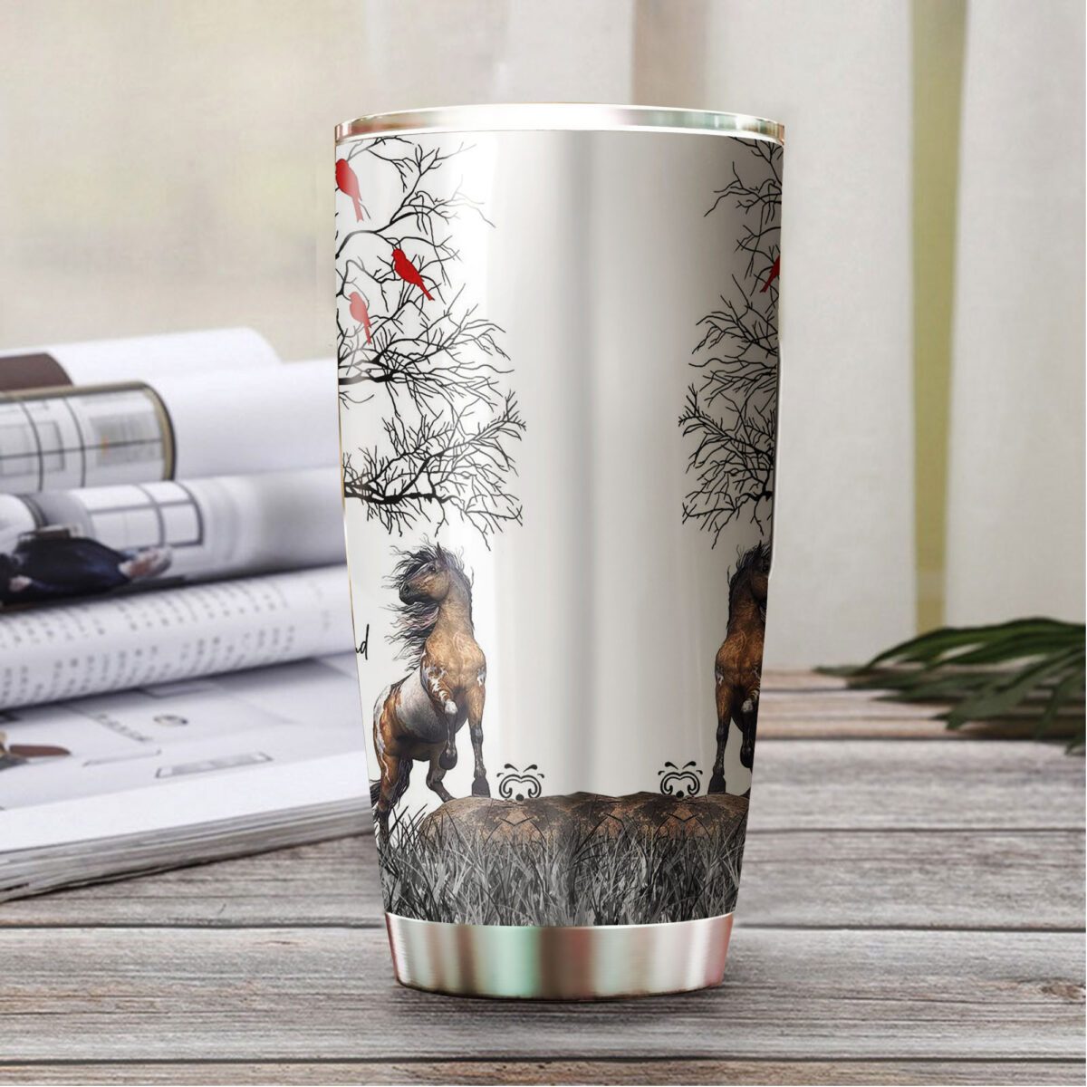 Love Horse Stainless Steel Tumbler