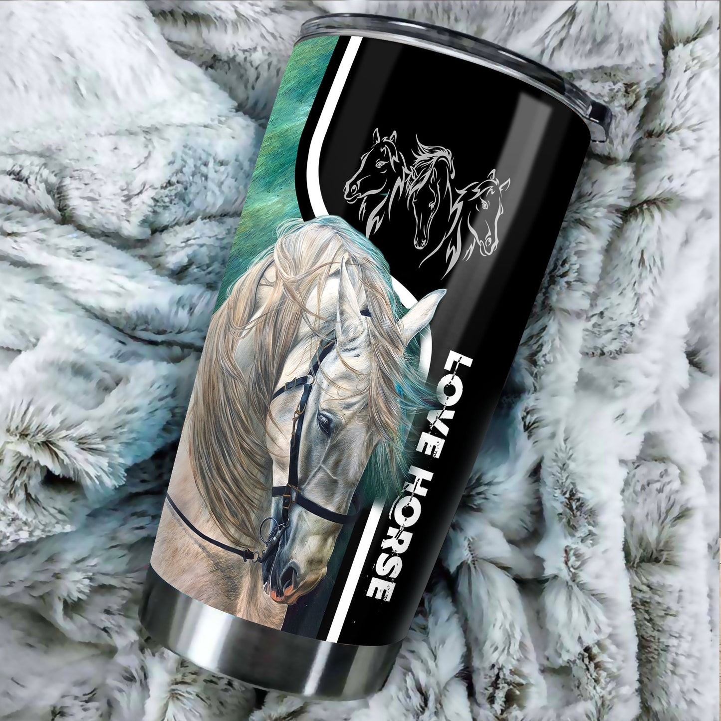 Love Horse Stainless Steel Tumbler TA032604-TA-Vibe Cosy™