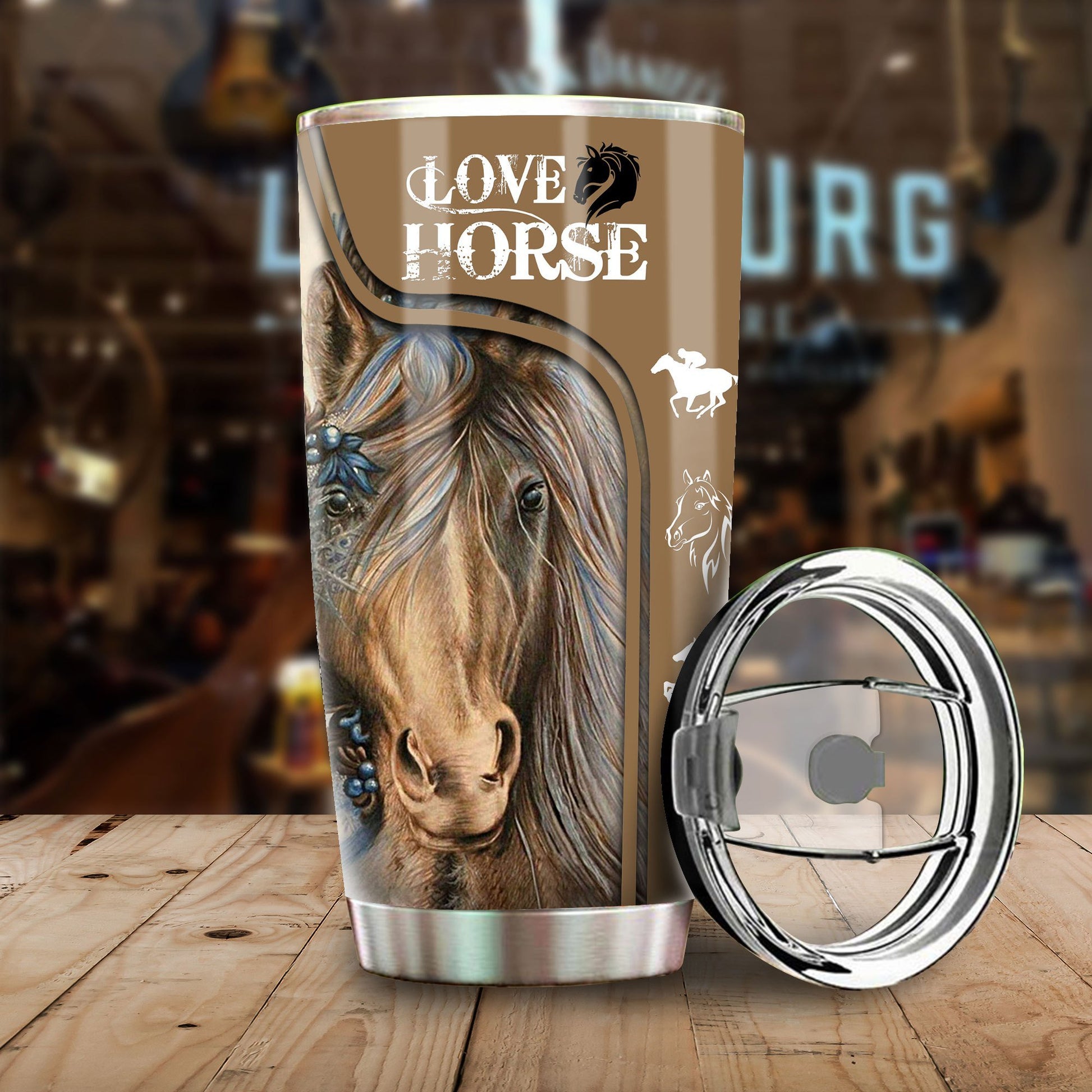 Love Horse Stainless Steel Tumbler TA032605-TA-Vibe Cosy™
