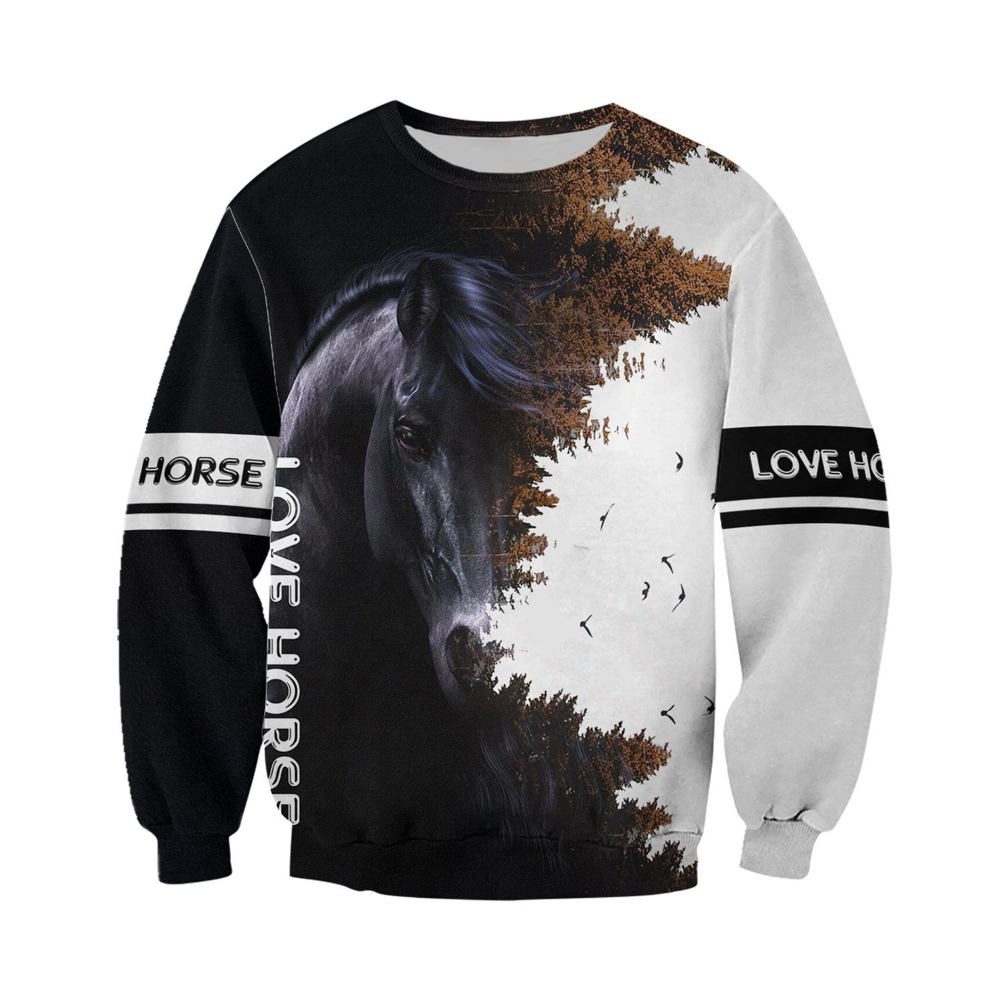 Love Horse 3D All over print for Men and Women shirt HR24-Apparel-NNK-Sweat Shirt-S-Vibe Cosy™