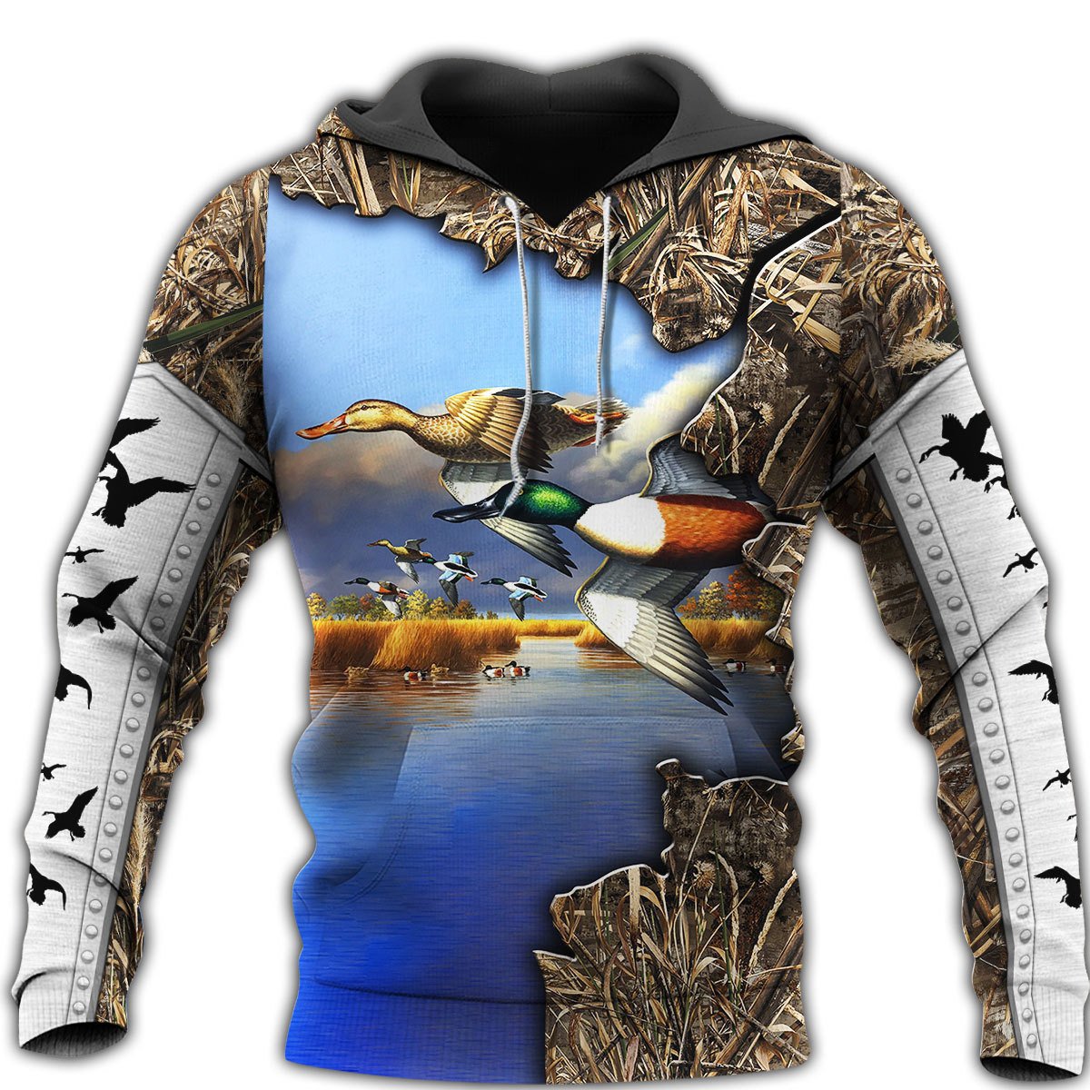 Mallard Duck Hunting 3D All Over Printed Shirts for Men and Women TT0008-Apparel-TT-Hoodie-S-Vibe Cosy™