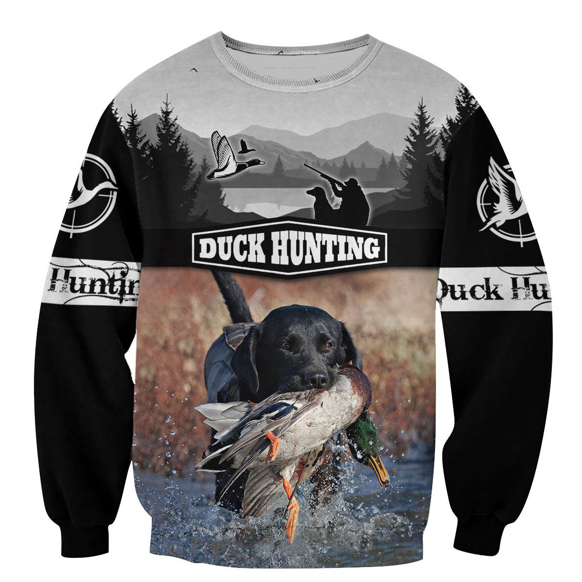 Mallard Duck Hunting 3D All Over Printed Shirts for Men and Women TT0004-Apparel-TT-Sweatshirts-S-Vibe Cosy™