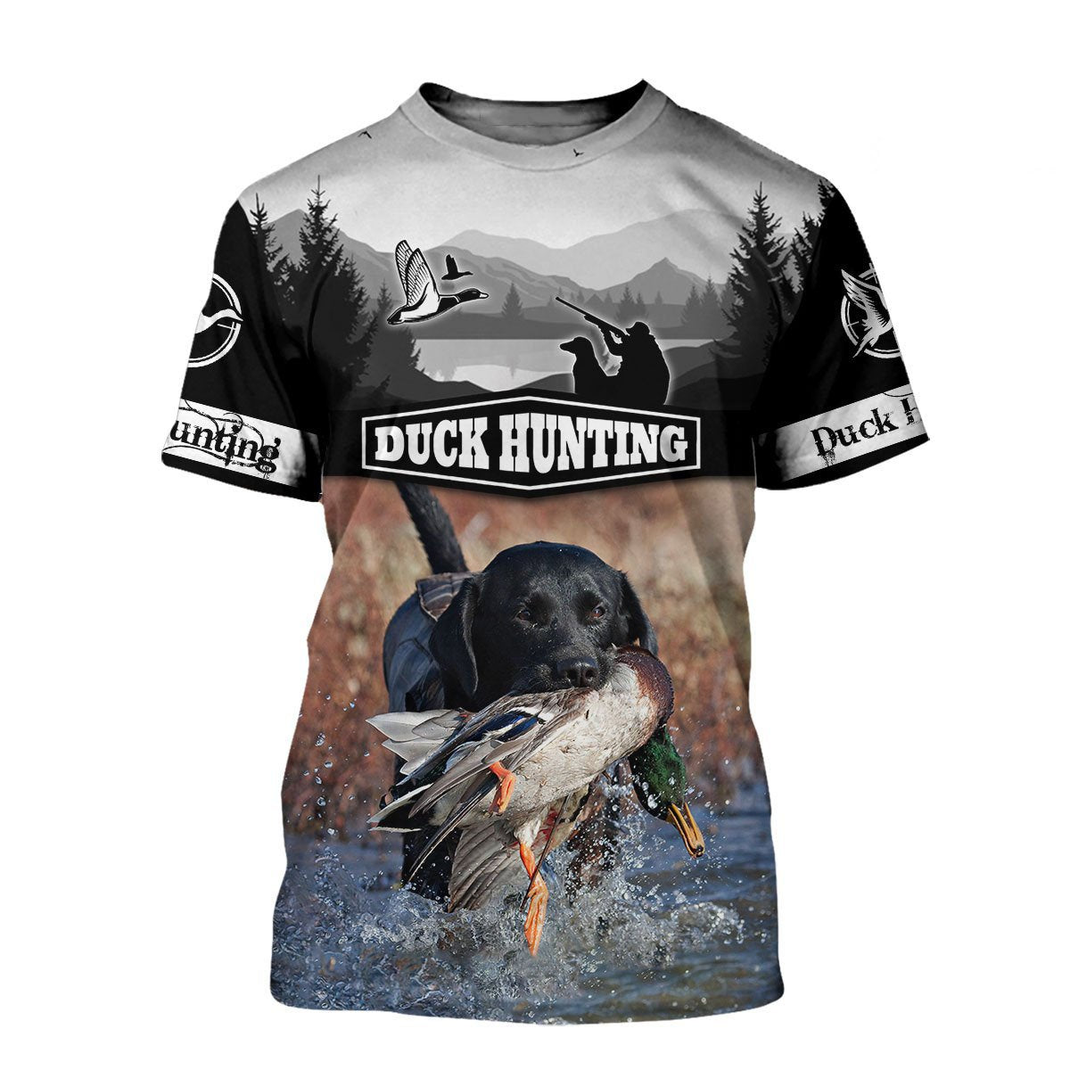 Mallard Duck Hunting 3D All Over Printed Shirts for Men and Women TT0004-Apparel-TT-T-Shirt-S-Vibe Cosy™