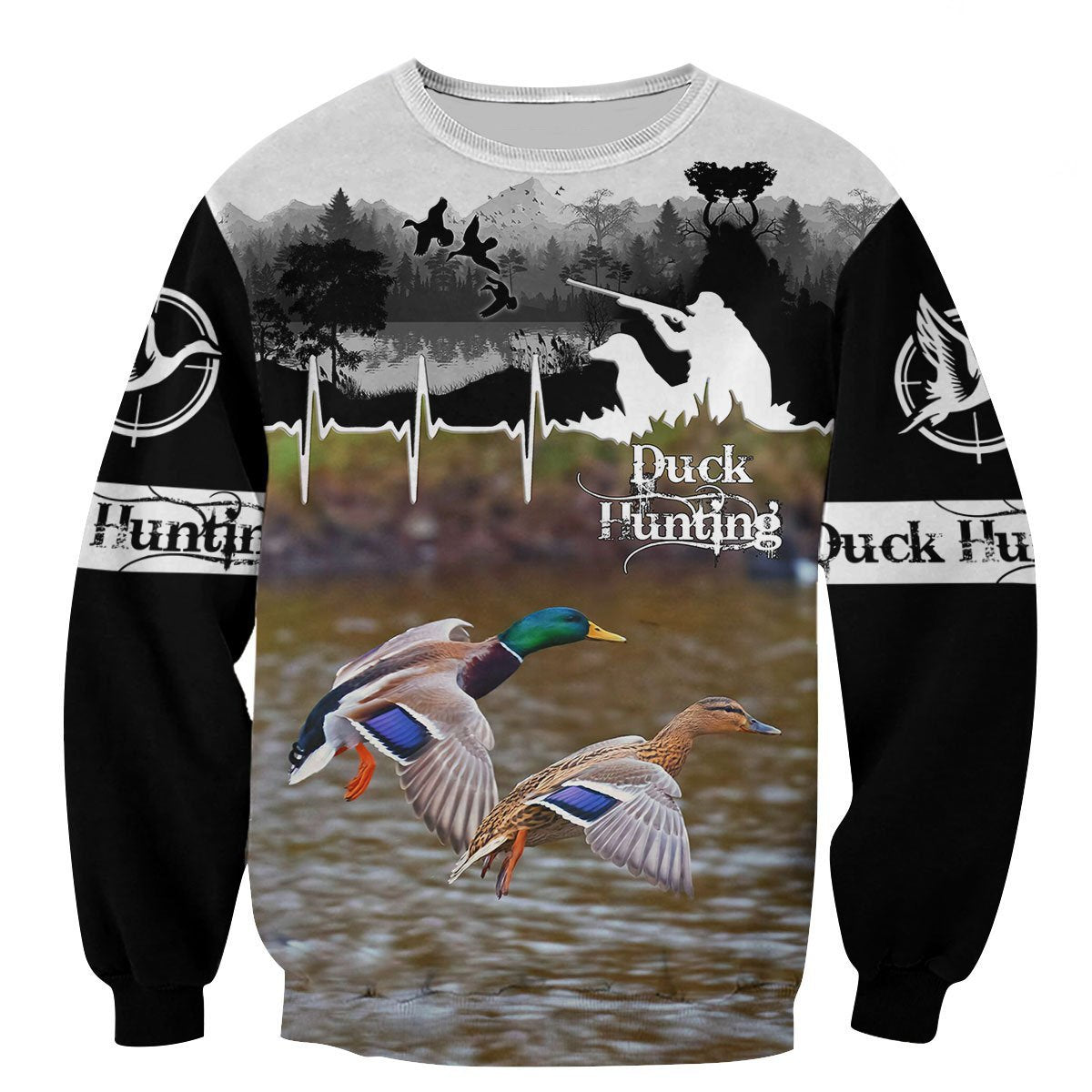 Mallard Duck Hunting 3D All Over Printed Shirts for Men and Women TT0003-Apparel-TT-Hoodie-S-Vibe Cosy™
