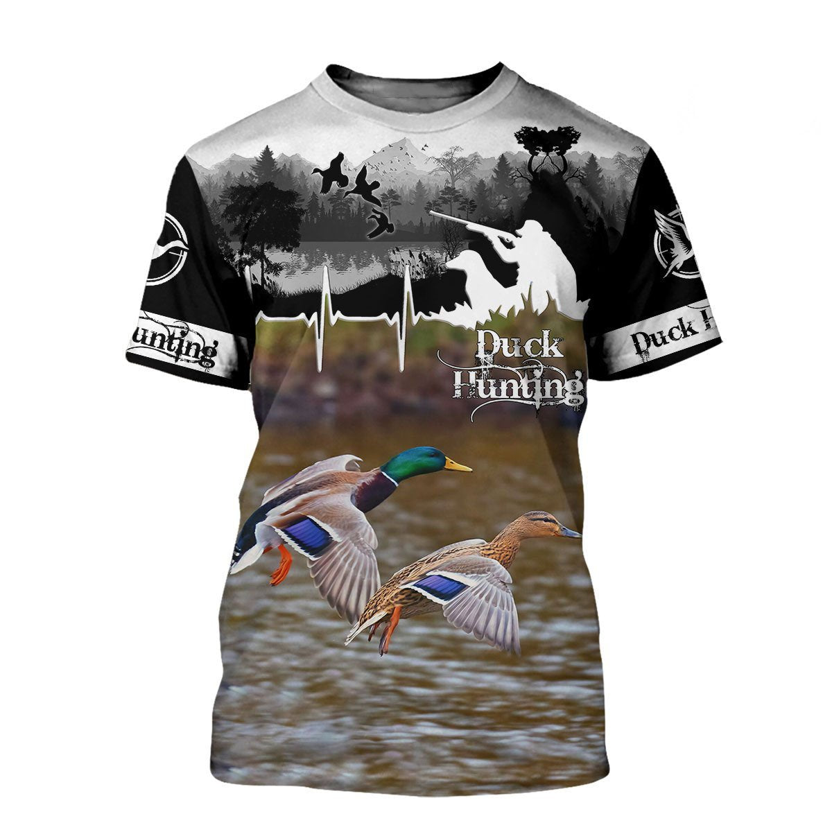 Mallard Duck Hunting 3D All Over Printed Shirts for Men and Women TT0003-Apparel-TT-Hoodie-S-Vibe Cosy™