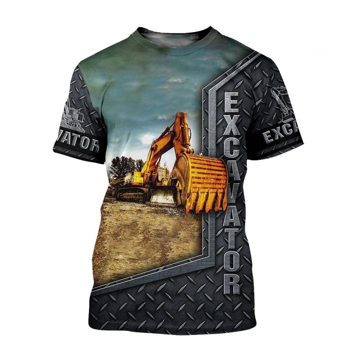 Excavator 3D All Over Printed Shirts for Men and Women TT0108-Apparel-TT-Hoodie-S-Vibe Cosy™