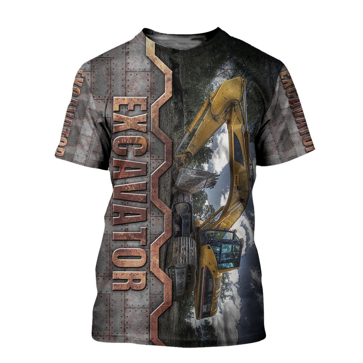 Excavator 3D All Over Printed Shirts for Men and Women TT0106-Apparel-TT-T-Shirt-S-Vibe Cosy™