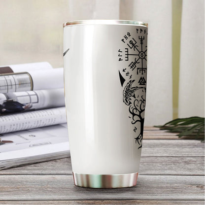 BEAUTIFUL VIKING STAINLESS STEEL TUMBLER-HP Arts-Vibe Cosy™