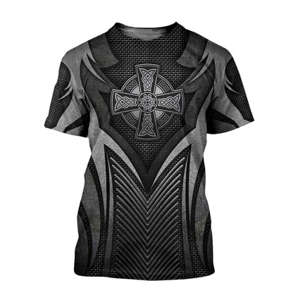Irish Armor Warrior Chainmail 3D All Over Printed Shirts For Men and Women TT280203-Apparel-TT-Hoodie-S-Vibe Cosy™