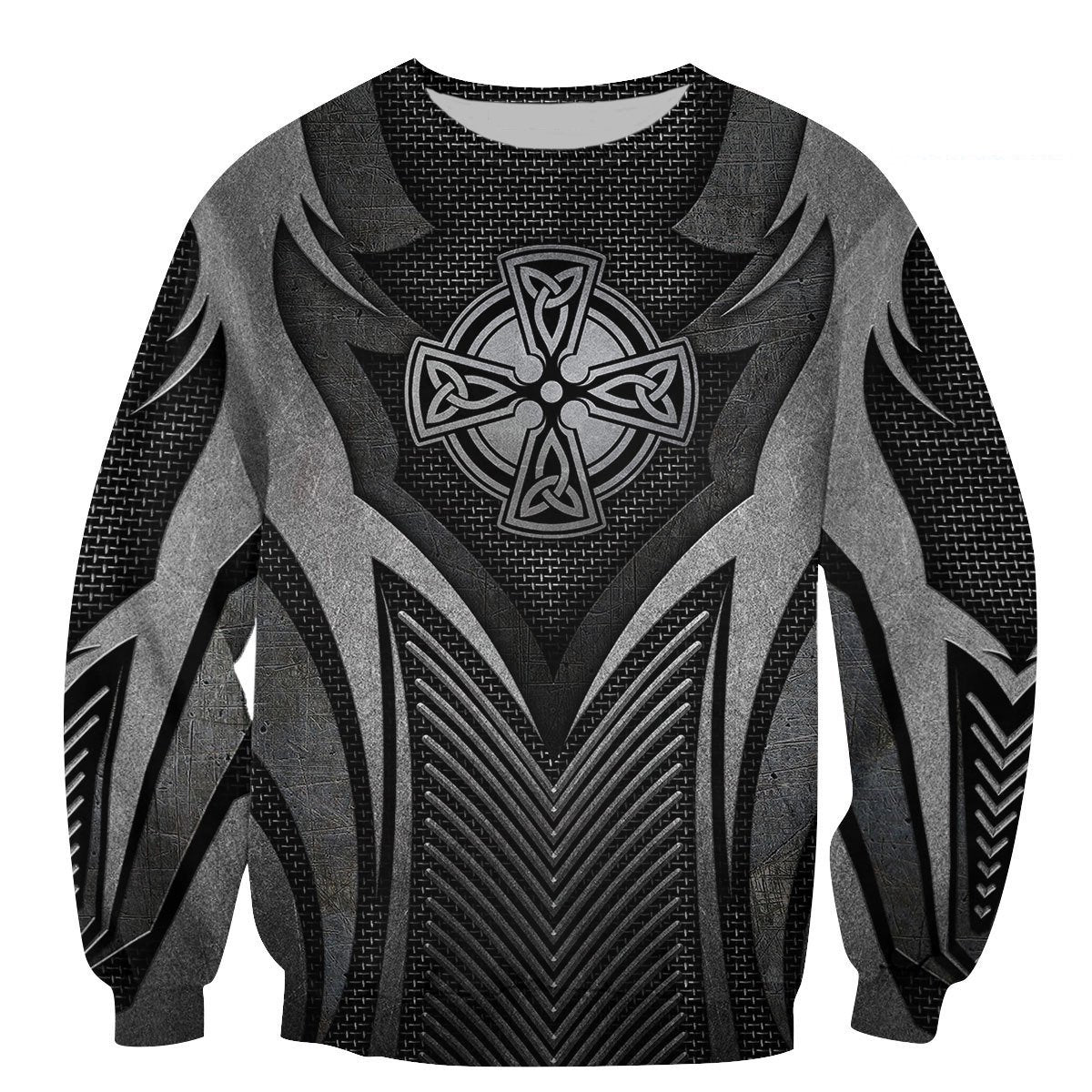 Irish Armor Warrior Chainmail 3D All Over Printed Shirts For Men and Women TT280206-Apparel-TT-Sweatshirts-S-Vibe Cosy™