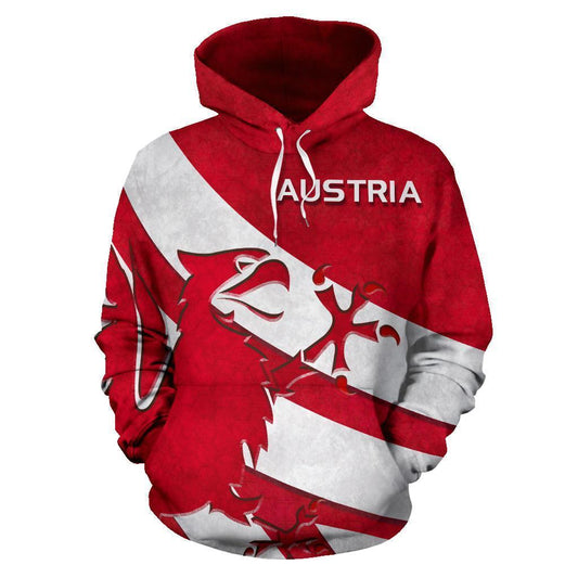 Grunge Crisom Austrian Eagle Hoodie AF-NVD1041-Apparel-Dung Van-Hoodie-S-Vibe Cosy™
