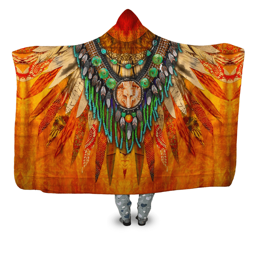 Native American Hooded Blanket