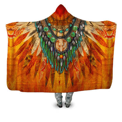 Native American Hooded Blanket