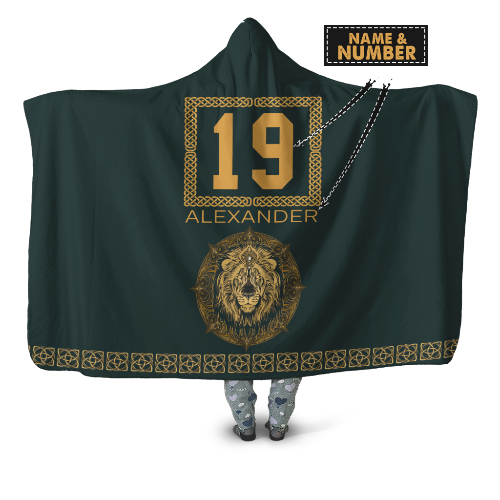 All Over Printed Irish St Patrick Day Cloak Custom Name Custom Number XT