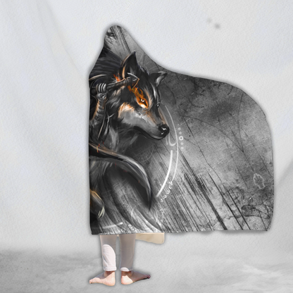 Knight Wolf 3D All Over Printed Unisex Deluxe Hoodie ML