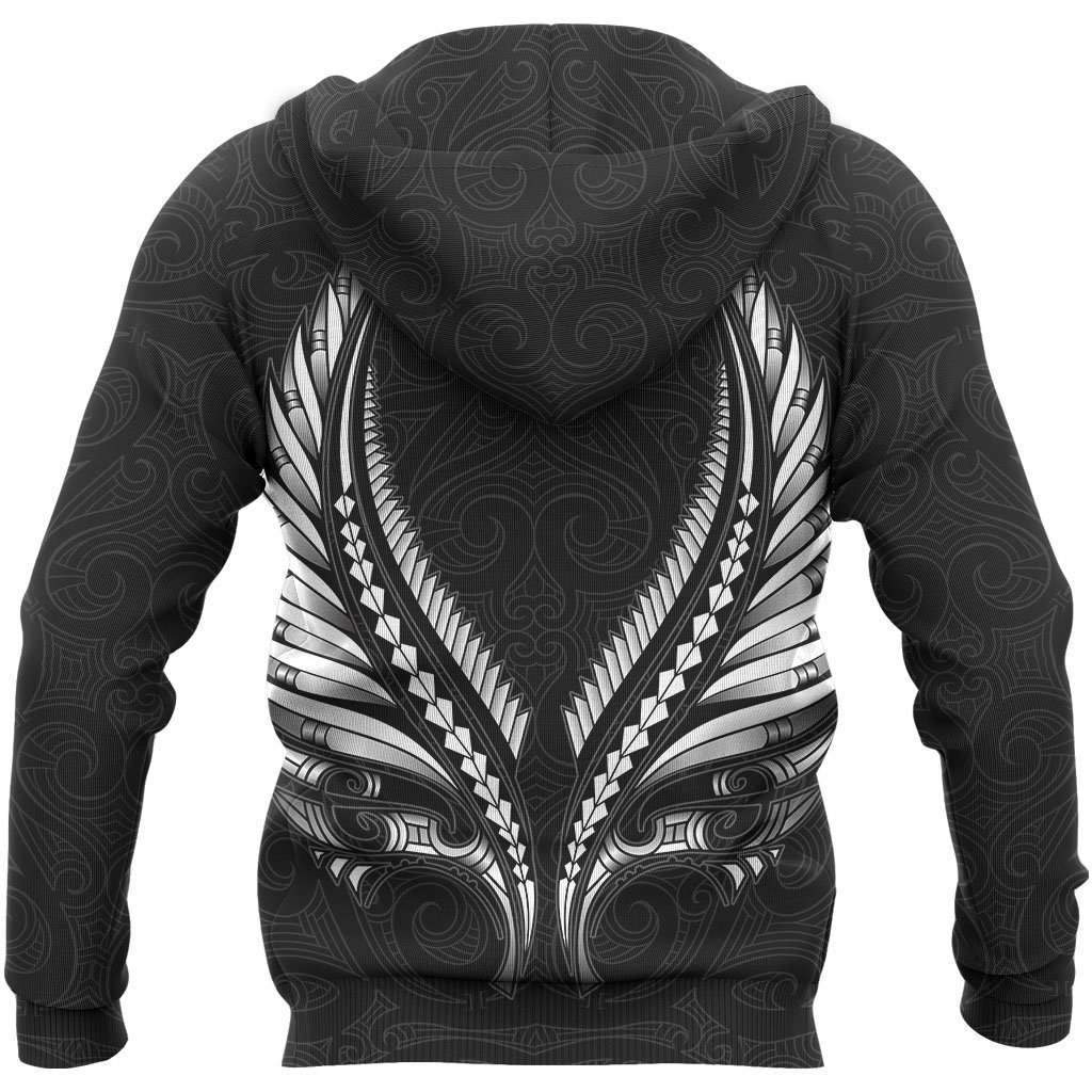 Aotearoa New Zealand - Maori Fern Tattoo Hoodie HC0901-Apparel-Huyencass-Hoodie-S-Vibe Cosy™