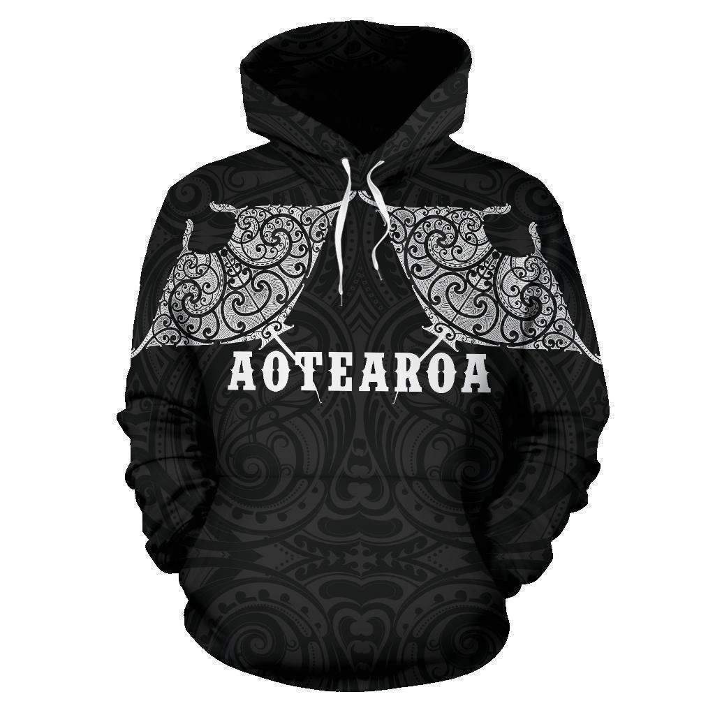 Maori Manta Ray Tattoo Style Hoodie HC0907-Apparel-Huyencass-Hoodie-S-Vibe Cosy™