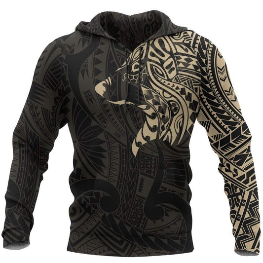 Maori Wolf Tattoo Style New Zealand Hoodie HC1203-Apparel-Huyencass-Hoodie-S-Vibe Cosy™