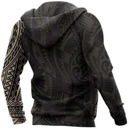 Maori Wolf Tattoo Style New Zealand Hoodie HC1203-Apparel-Huyencass-Hoodie-S-Vibe Cosy™