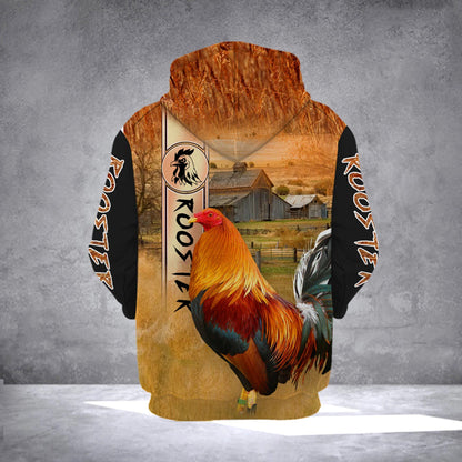 ROOSTER RANCH GRASS 3D All Over Printed Shirts for Men and Women TT231201 - Amaze Style™-Apparel