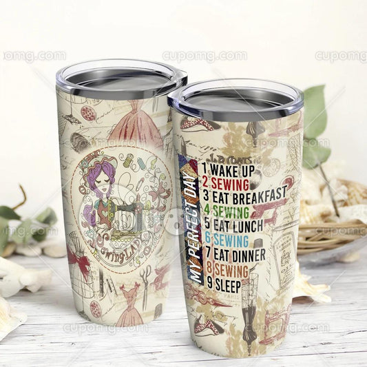 Sewing stainless steel tumbler HG32306-HG-Vibe Cosy™