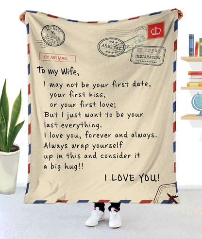 To my wife - I love you message blanket HG7900-HG-XLARGE-Vibe Cosy™
