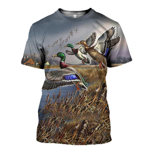 3D Printed Duck Clothes-Apparel-HP Arts-T-Shirt-S-Vibe Cosy™