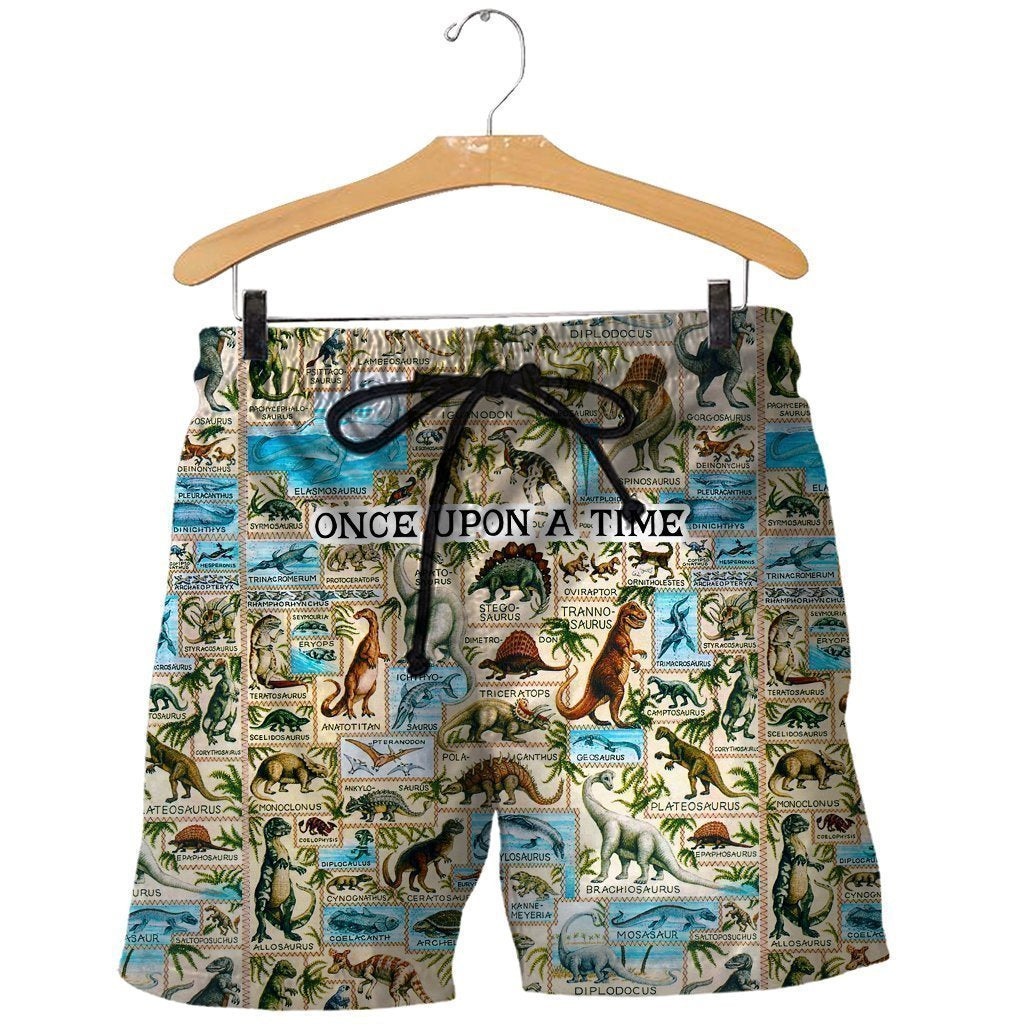 3D All Over Printed Dinosaurs Prehistoric Shirts and Shorts-3D All Over Printed Clothes-HP Arts-Shorts-XS-Vibe Cosy™