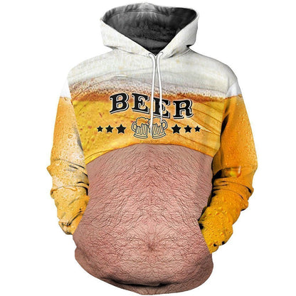 3D All Over Printed Beer Shirts and Shorts-Apparel-HP Arts-Hoodie-S-Vibe Cosy™