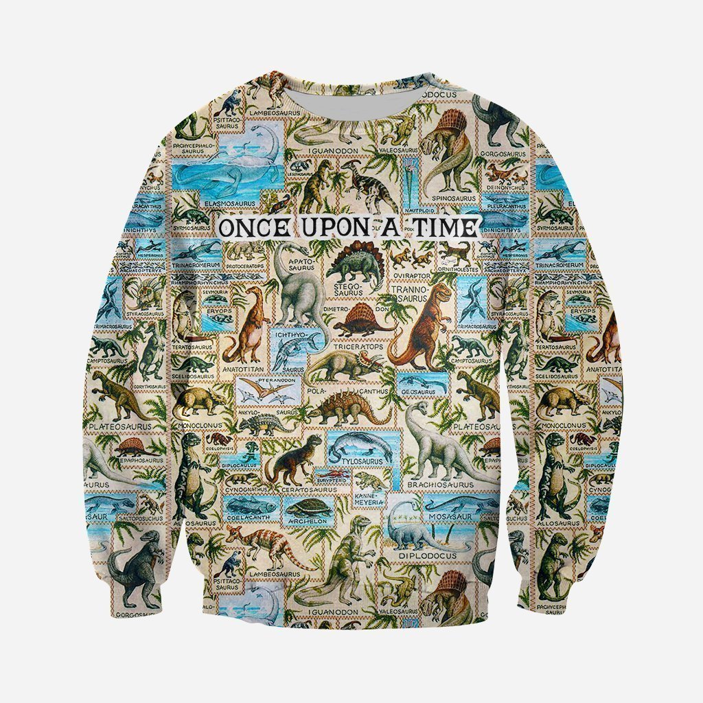 3D All Over Printed Dinosaurs Prehistoric Shirts and Shorts-3D All Over Printed Clothes-HP Arts-Long-sleeved Shirt-XS-Vibe Cosy™