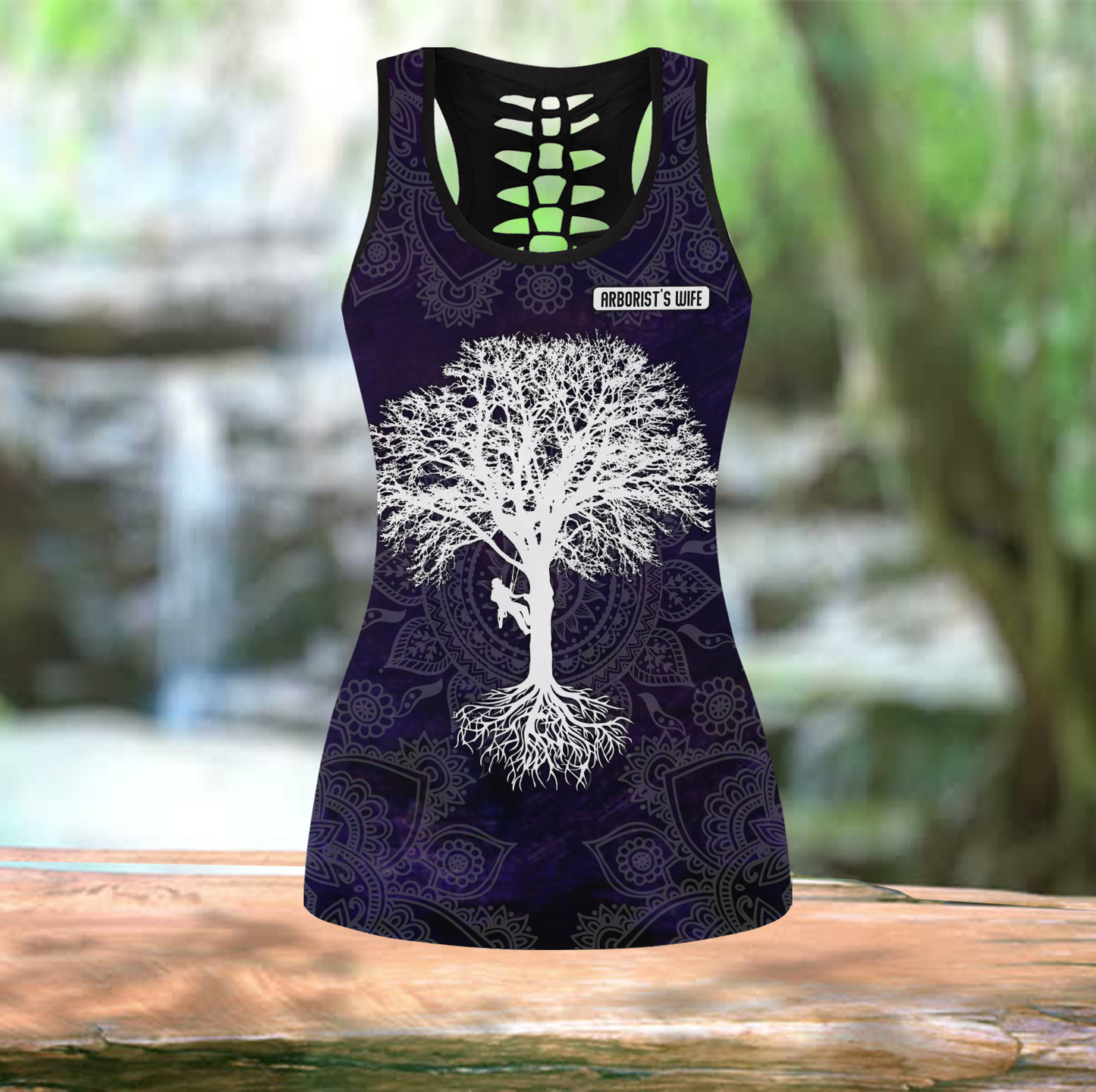 Custom name Arborist legging + hollow tank combo MH16042105