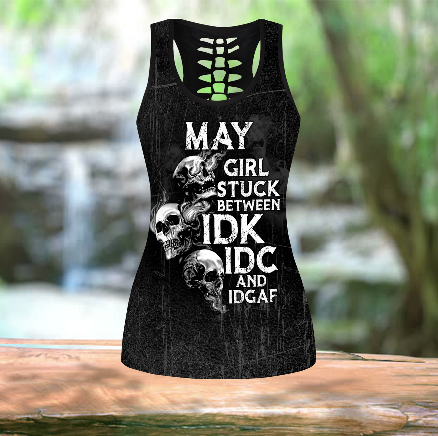May Girl Skull Combo Hollow Tank Top And Legging Outfit TNA26042101.S3