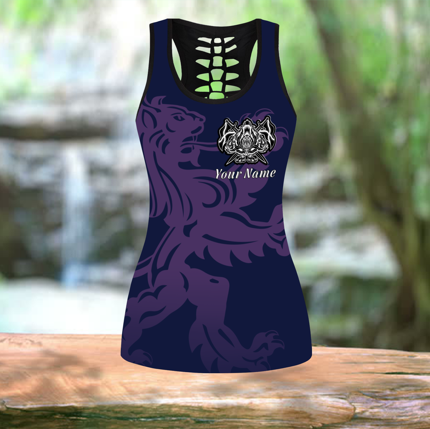Custom name legging + hollow tank combo SN22052104