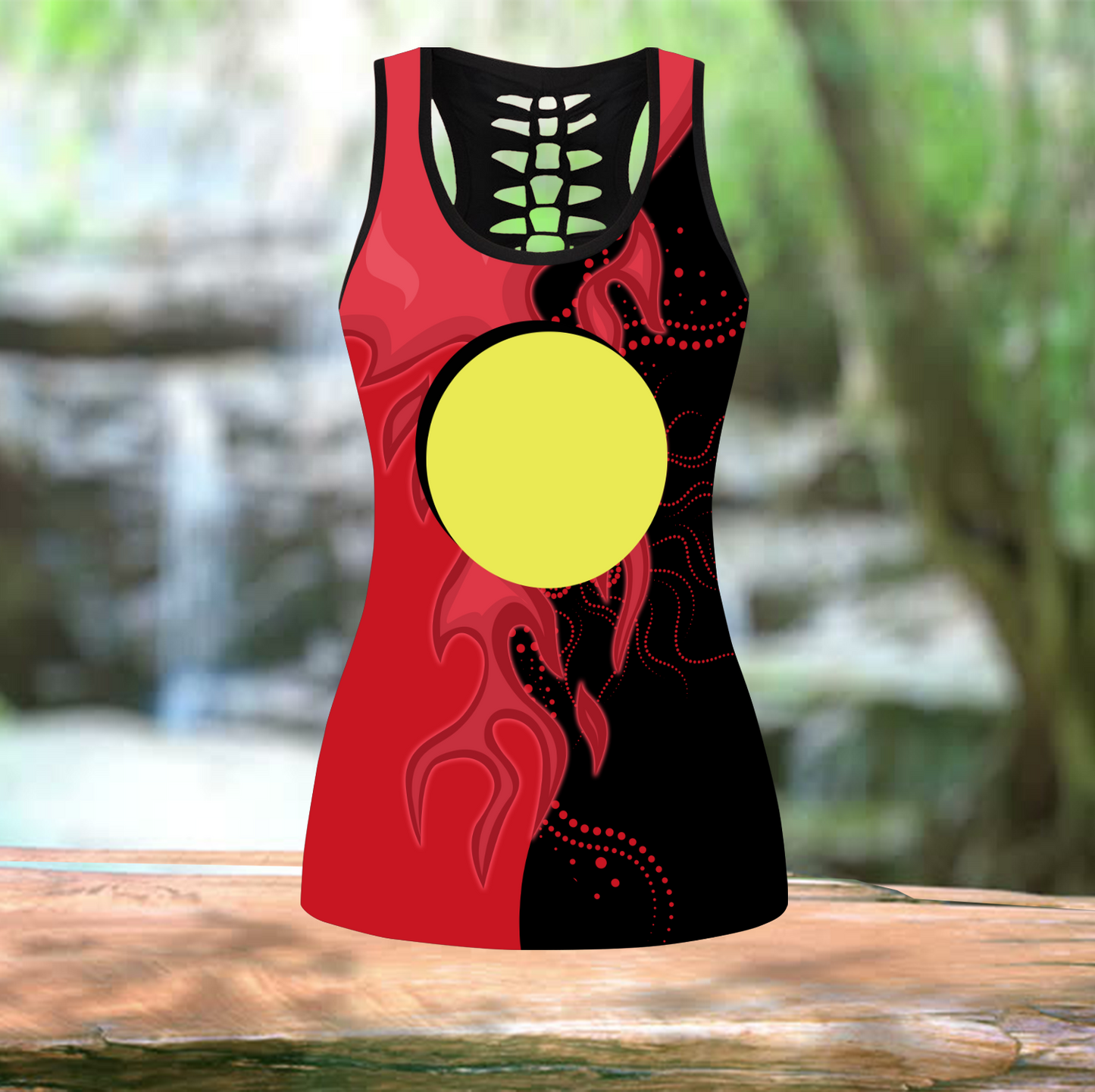 Premium New Zealand Maori And Australia Aboriginal Combo Legging + Tank Top TNA30032101