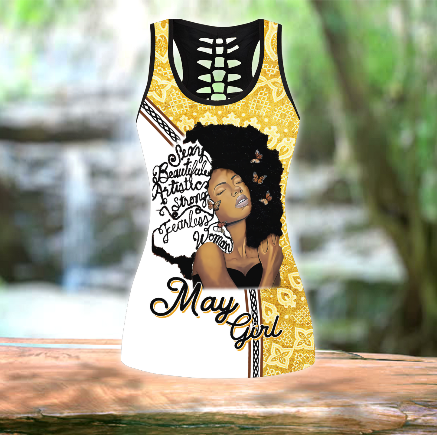 May Girl Combo Legging + Tank Top 3D All Printed