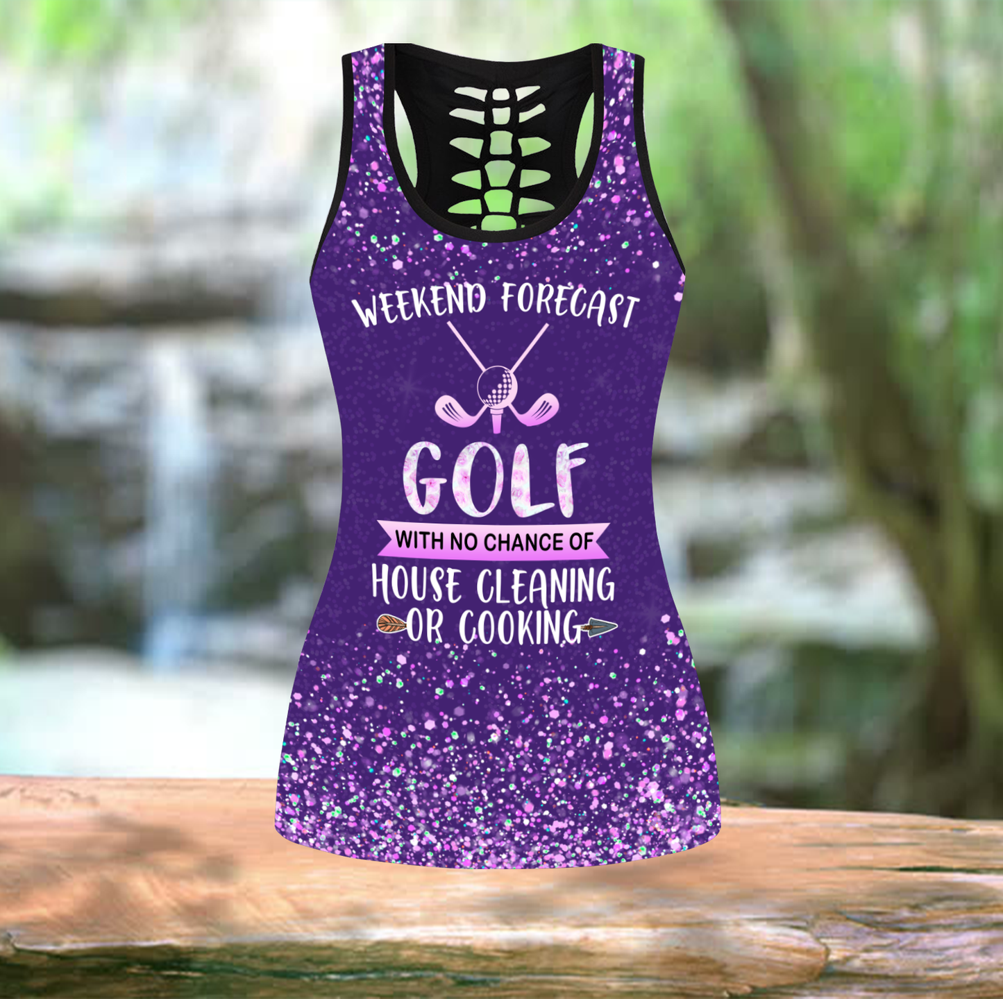Custom Name  XT Golf Lover Combo Legging Tanktop SN28042102.S1