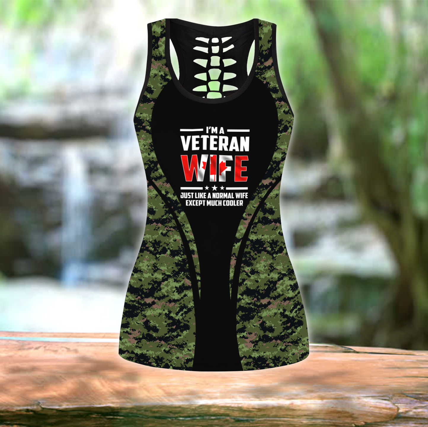 Canadian Veteran Wife Combo Legging Tank Top DD06042102