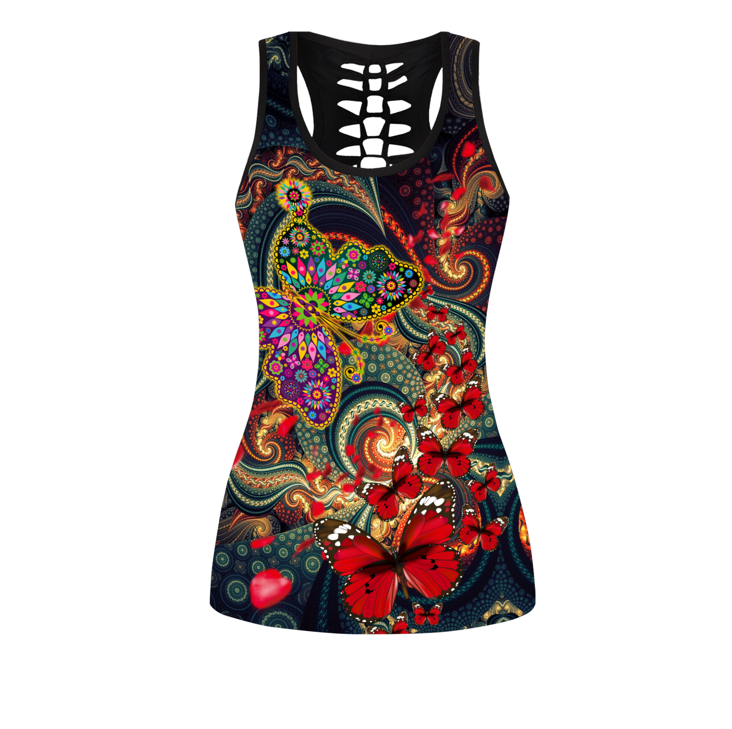 Premium Hippe 3D Over Printed Legging & Tank Top